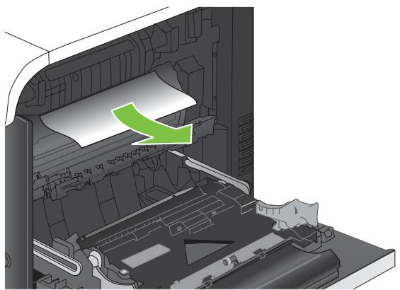 HP LASERJET CP3525 - Suppression des bourrages dans la porte droite - 8