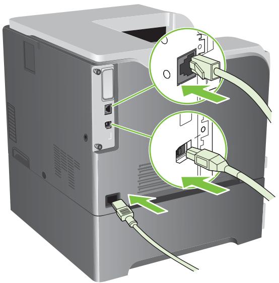 HP LASERJET CP3525 - Installation d'une carte de serveur d'impression HP Jetdirect ou EIO ou d'un disque dur EIO - 7