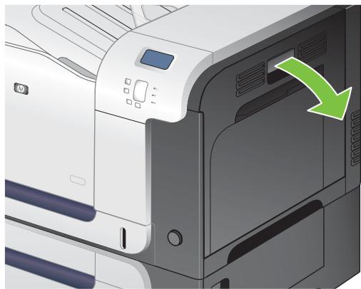 HP LASERJET CP3525 - Suppression des bourrages dans la porte droite - 1