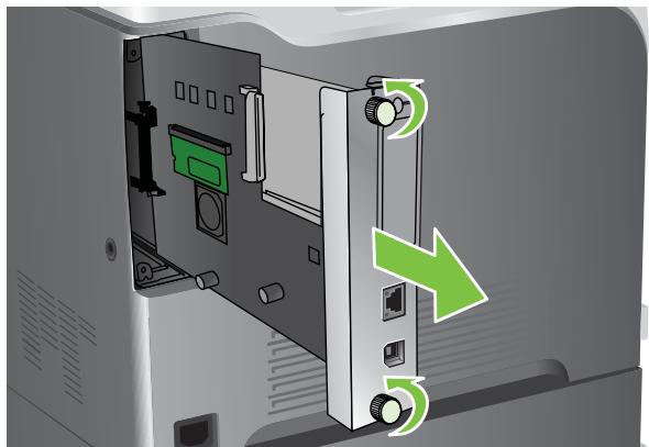 HP LASERJET CP3525 - Installation d'un module DIMM de mémoire DDR - 4