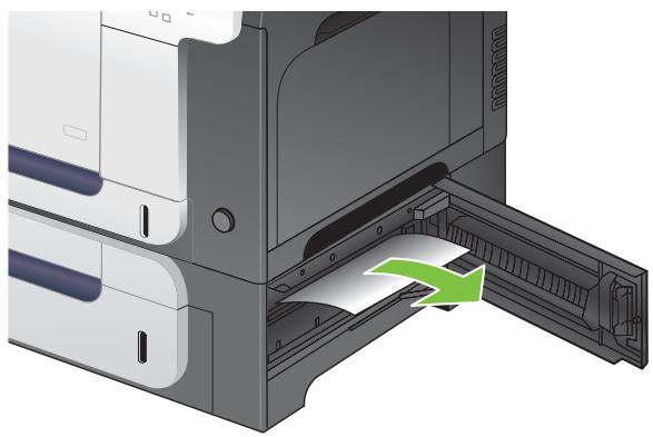HP LASERJET CP3525 - Suppression des bourrages dans la porte inférieure droite (bac 3) - 3