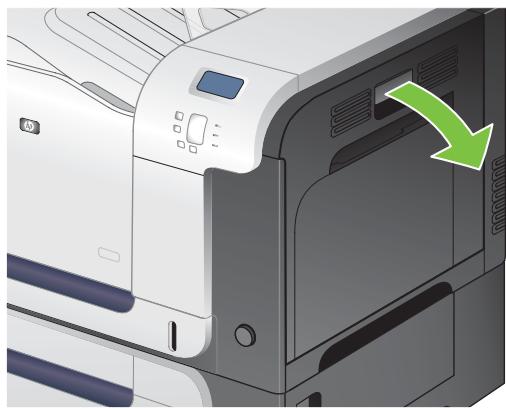 HP LASERJET CP3525 - Suppression des bourrages dans le bac 1 - 2