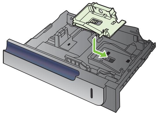 HP LASERJET CP3525 - Chargement de papier de format 10 x 15 cm dans le bac 3 - 4