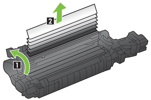 HP LASERJET CP3525 - Suppression des bourrages dans la porte droite - 10