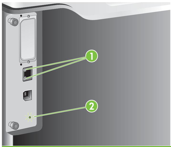 HP LASERJET CP3525 - Explication des voyants sur le formateur - 1