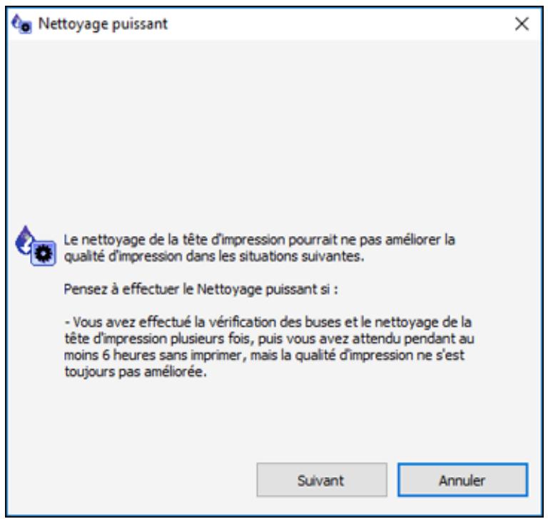 EPSON ET-M1170 - Nettoyage puissant à l'aide d'un utilitaire sur l'ordinateur - 1