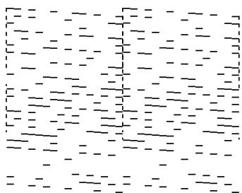 EPSON ET-M1170 - Vérification des buses en utilisant les boutons du produit - 2