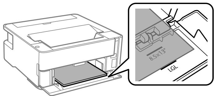 EPSON ET-M1170 - Chargement du papier dans le bac papier - 5