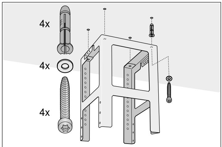 NEFF I95BCP2N0 - Monter le châssis-support supérieur - 1