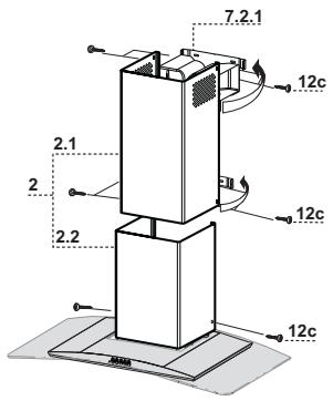 FRANKE ARCH FAR 905 XS D - Cheminée inférieure - 1