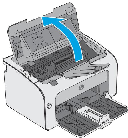 HP M12A - Retrait et remplacement d'une cartouche de toner - 1