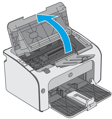 HP M12A - Éliminer les bourrages du bac d'alimentation - 2