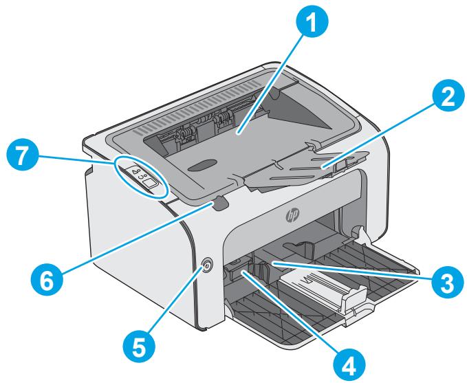 HP M12A - Vues de l'imprimante - 1