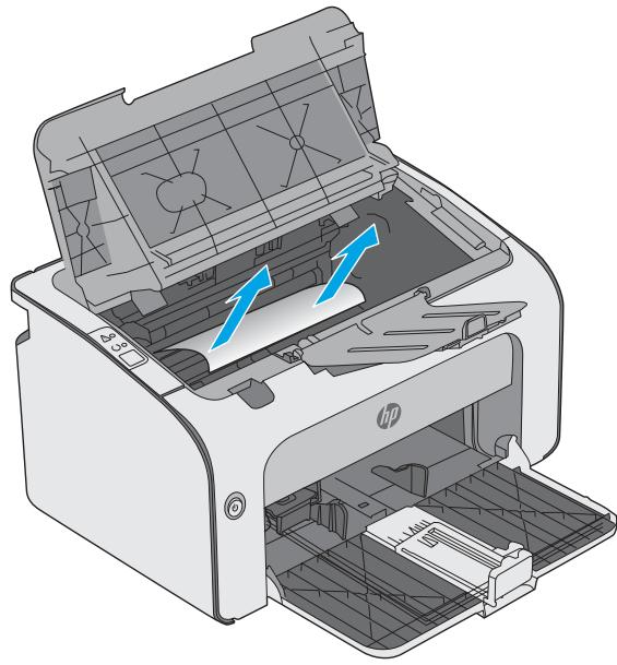HP M12A - Éliminer les bourrages du bac d'alimentation - 5