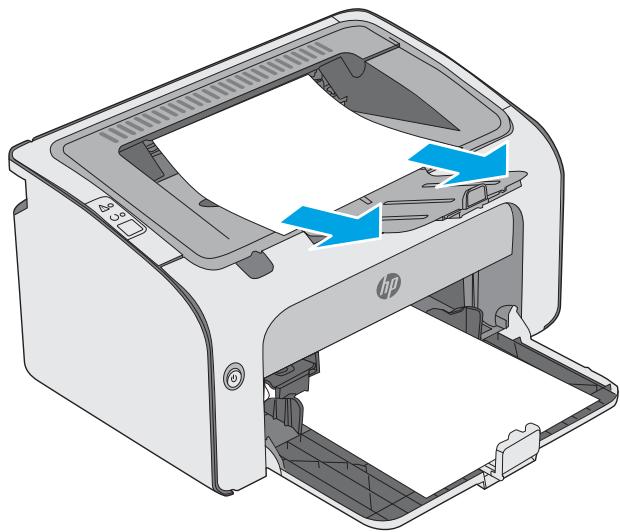HP M12A - Suppression des bourrages dans le bac de sortie - 1