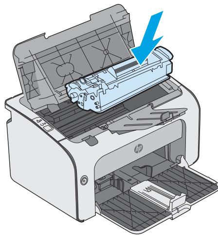 HP M12A - Retrait et remplacement d'une cartouche de toner - 4
