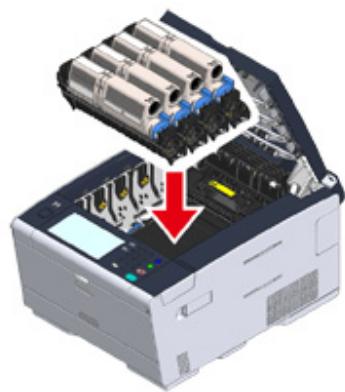 OKI C542DN - Si le code erreur est « 370 », « 371 », « 372 - 17
