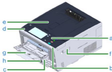 OKI C542DN - Vue avant - 1