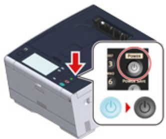 OKI C542DN - Arrêt de la machine - 1