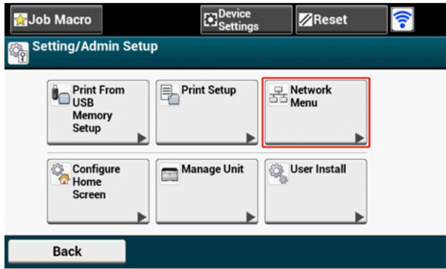 OKI C542DN - Configuration de [enabling default gateway (activation de la passerelle par défaut)] - 8