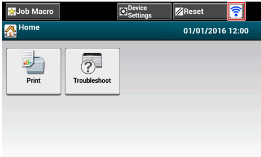 OKI C542DN - Configuration manuelle à partir du volet de l'opérateur pour la connexion - 20