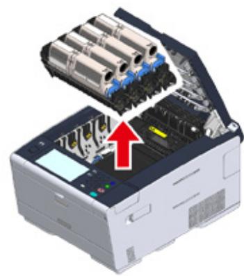 OKI C542DN - Si le code erreur est « 370 », « 371 », « 372 - 2