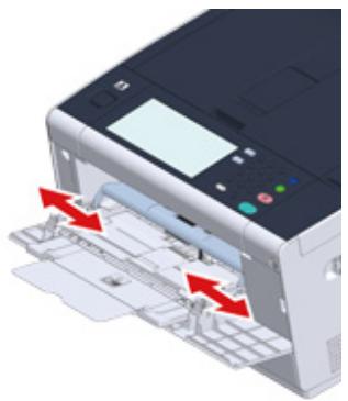 OKI C542DN - Chargement du papier dans le bac MF - 4