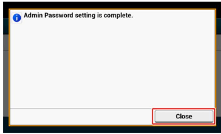 OKI C542DN - Configuration du mot de passe d'administrateur - 8