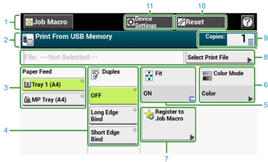 OKI C542DN - - Panneau [secure print (impression sécurisée)] - 4