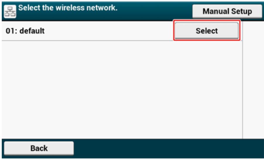 OKI C542DN - Sélection d'un point d'accès du réseau local sans fil depuis le volet de l'opérateur pour la connexion - 15