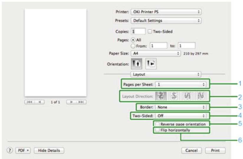 OKI C542DN - - Panneau [mise en page] - 1