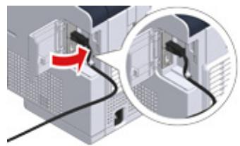OKI C542DN - Connexion d'un câble USB - 8