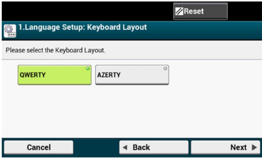 OKI C542DN - Réglage de la langue - 4