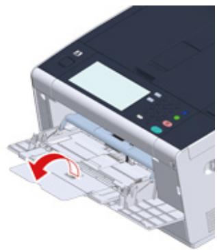 OKI C542DN - Chargement du papier dans le bac MF - 3