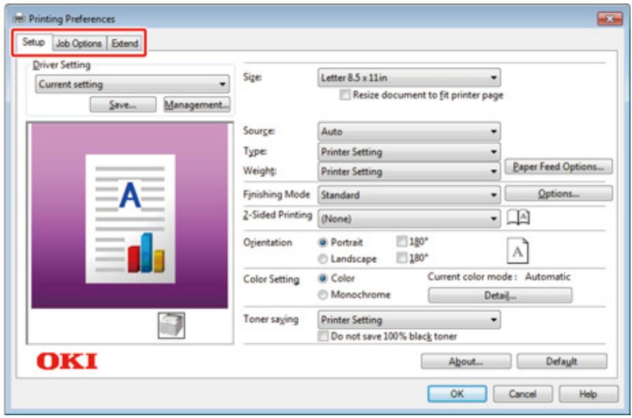 OKI C542DN - Pour le pilote d'imprimante PCL windows - 2