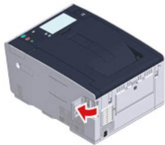 OKI C542DN - Connexion d'un câble du réseau local - 3