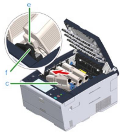 OKI C542DN - Remplacement des cartouches de toner - 11