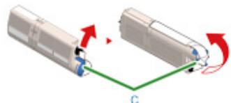 OKI C542DN - Remplacement simultané du tambour image et de la cartouche de toner - 10
