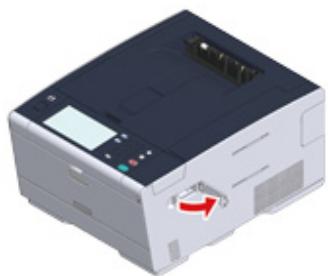 OKI C542DN - Installation du module du réseau local sans fil - 3