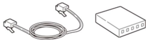 OKI C542DN - Connexion d'un câble du réseau local - 2