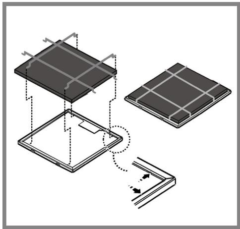 INDESIT IHVP 6.6 LM K - Retient les odeurs désagréables de cuisson. - 1