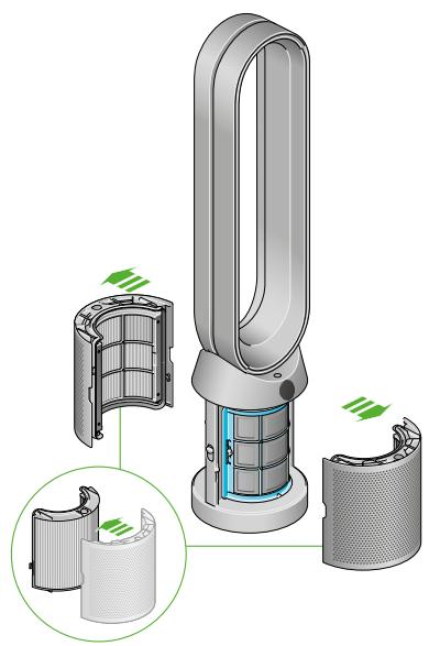 DYSON PURE COOL TOWER TP00 - Dyson purifier cool formaldehyde - 1