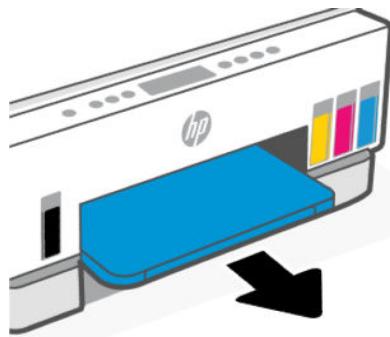 HP SMART TANK PLUS 7305 - Élimination d'un bourrage papier du bac - 1