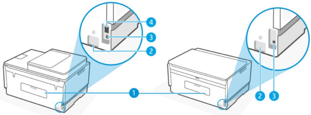HP SMART TANK PLUS 7305 - Vue arrêté de l'imprimante - 2