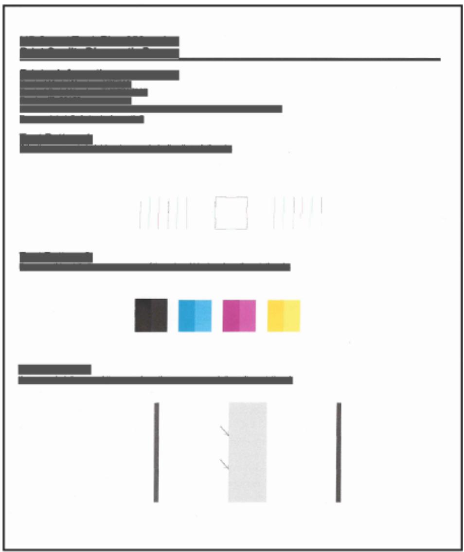 HP SMART TANK PLUS 7305 - Comprendre la page de diagnostic de la qualité d'impression - 1