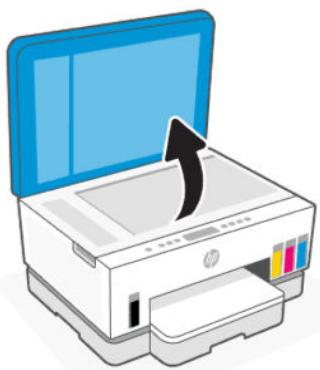 HP SMART TANK PLUS 7305 - Nettoyage de la vitre du scanner - 1