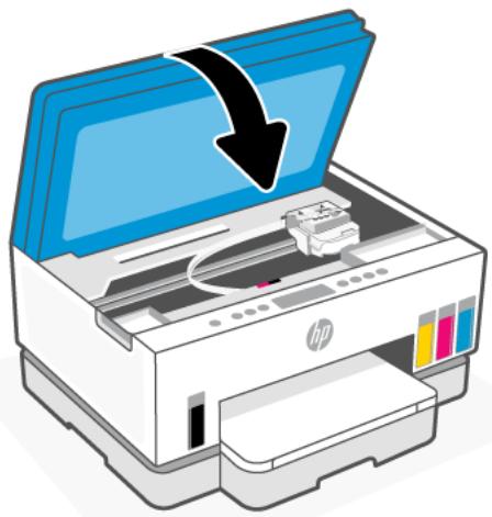 HP SMART TANK PLUS 7305 - Élimination d'un bourrage papier à l'intérieur de l'imprimante - 2