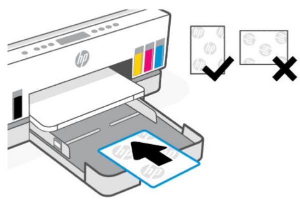 HP SMART TANK PLUS 7305 - Chargement des cartes et du papier photo - 1