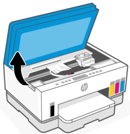 HP SMART TANK PLUS 7305 - Élimination d'un bourrage papier à l'intérieur de l'imprimante - 1