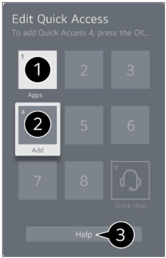 LG 55NANO81 - Checking and Editing QUICK ACCESS - 1